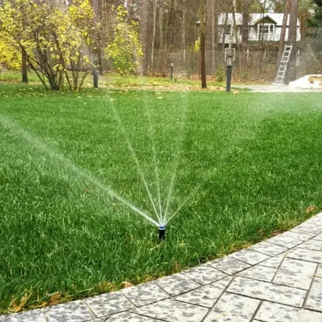 Автоматический полив газона