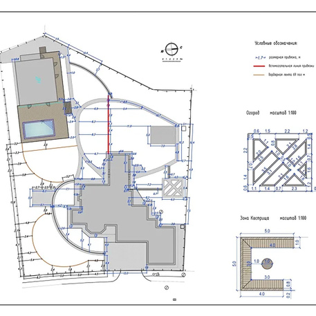 Разбивочный чертёж